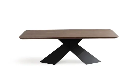 Product img 2, Gusta Metal Ayaklı Ceviz Masa